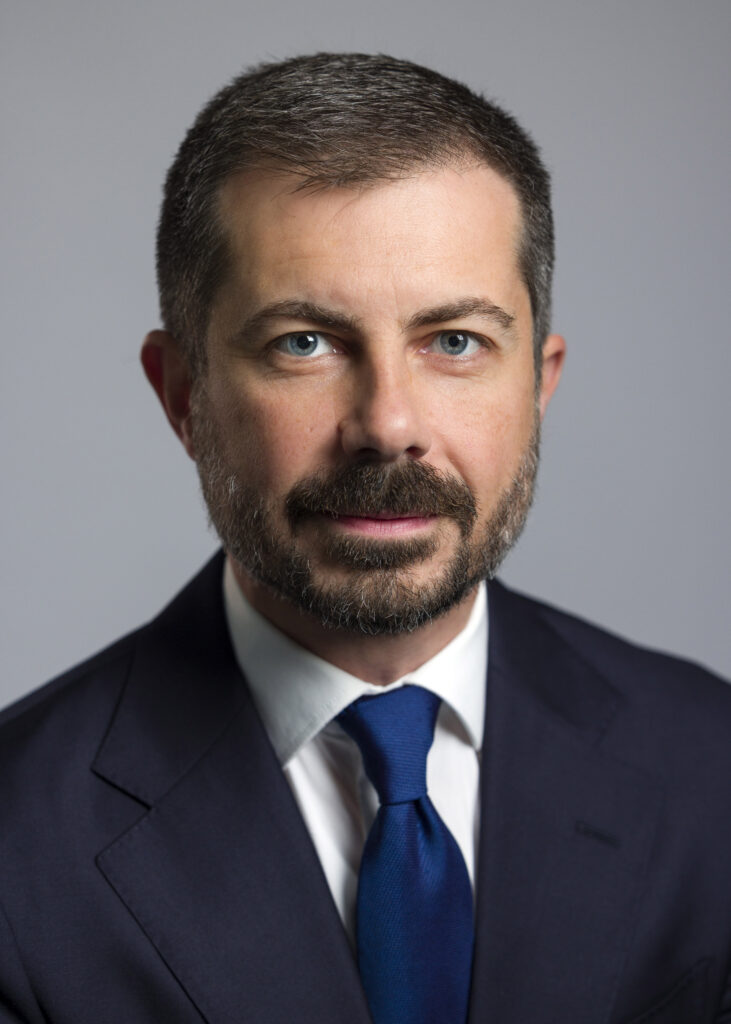 Headshot photo of Pete Buttigieg, Former U.S. Secretary of Transportation